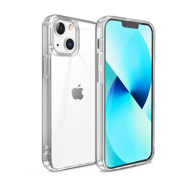 iPhone 14 Clear Heavy Duty Case Cover - Scratch & Shock Resistant, Slip-Resistant Non-Toxic Materials, Strong & Durable Protection